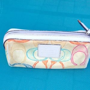 Coach small make up bag